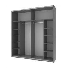 Шкаф-Купе двухдверный Doros G-Caiser 220х60х240 см Графит/Тахо (DRS-011003) Шкаф-Купе двухдверный Doros G-Caiser 220х60х240 см Графит/Тахо (DRS-011003)