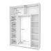 Шкаф-Купе двухдверный Doros G-Caiser 180х60х240 см белый (DRS-011005), код: 13489