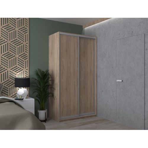 Шкаф-Купе двухдверный Doros сити лайт 120х45х225 см дуб сонома (DRS-011090), код: 13512