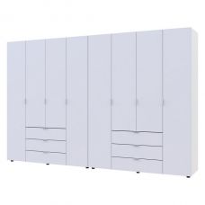 Комплект шкафов для одежды Doros гелар (2 шт.) 310х49,5х203,4 см белый (DRS-011116)