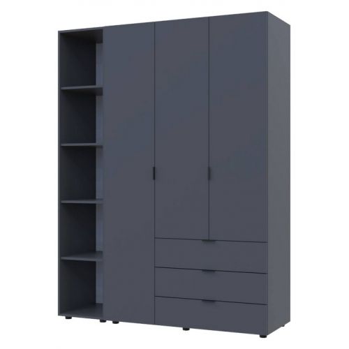 Комплект шкафов для одежды Doros гелар (2 шт.) 154,4х49,5х203,4 см графит (DRS-011147)