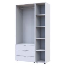 Комплект шкафов для одежды Doros гелар (2 шт.) 115,7х49,5х203,4 см белый (DRS-011176)