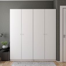 Комплект шкафов для одежды Doros промо (2 шт.) 180х48х204 см белый (DRS-011207) Комплект шкафов для одежды Doros промо (2 шт.) 180х48х204 см белый (DRS-011207)