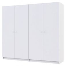 Комплект шкафов для одежды Doros промо (2 шт.) 180х48х204 см белый (DRS-011207) Комплект шкафов для одежды Doros промо (2 шт.) 180х48х204 см белый (DRS-011207)
