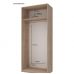 Комплект шкафов для одежды Doros промо (2 шт.) 225х48х204 см белый (DRS-011211), код: 13604