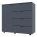 Комод в гостиную Doros гелар GС1 100х40х81,2 см графит (DRS-011288), код: 13633