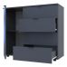 Комод в гостиную Doros гелар GС1 100х40х81,2 см графит (DRS-011288), код: 13633