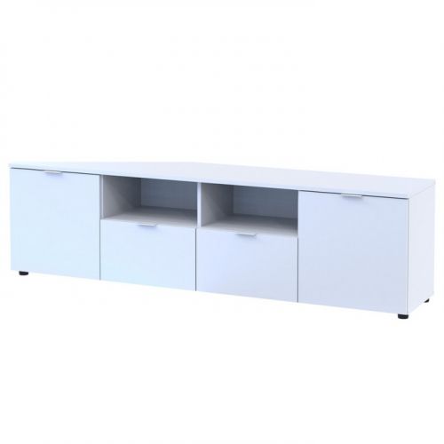 Тумба под тв Doros рон 4 180х38х50 см белый (DRS-011298)