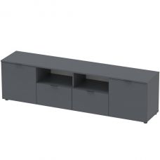 Тумба под тв Doros рон 4 180х38х50 см графит (DRS-011299)