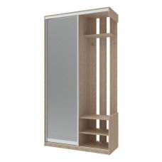 Прихожая с зеркалом Doros City One Door 110х45х210 см дуб cонома (DRS-011306) Прихожая с зеркалом Doros City One Door 110х45х210 см дуб cонома (DRS-011306)