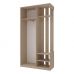 Прихожая с зеркалом Doros City One Door 110х45х210 см дуб cонома (DRS-011306), код: 13649