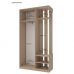 Прихожая с зеркалом Doros City One Door 110х45х210 см дуб cонома (DRS-011306), код: 13649
