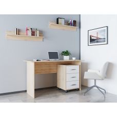 Офисный стол Doros Т3 120х60х78 см дуб cонома/Белый (DRS-011314) Офисный стол Doros Т3 120х60х78 см дуб cонома/Белый (DRS-011314)
