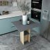 Стол в кухню Doros коуд 70х70х74 см дуб сонома/Графит (DRS-011440), код: 13691 Стол в кухню Doros коуд 70х70х74 см дуб сонома/Графит (DRS-011440), код: 13691