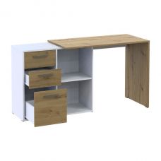 Офисный стол Doros T8 Белый/Дуб артизан 100х83х75 (DRS-011512) Офисный стол Doros T8 Белый/Дуб артизан 100х83х75 (DRS-011512)