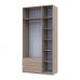 Шкаф для одежды Doros лукас дуб сонома 3ДСП 120х50х240 DRS-011651 (80737799), код: 13900