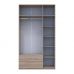 Шкаф для одежды Doros лукас дуб сонома 3ДСП 135х50х240 DRS-011655 (80737803), код: 13903