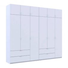 Шкаф для одежды Doros лукас белый 3+3 дсп 270х50х240 DRS-011685 (42005114) Шкаф для одежды Doros лукас белый 3+3 дсп 270х50х240 DRS-011685 (42005114)