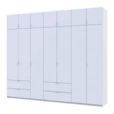 Шкаф для одежды Doros лукас белый 3+4 дсп 280х50х240 DRS-011686 (42005118) Шкаф для одежды Doros лукас белый 3+4 дсп 280х50х240 DRS-011686 (42005118)