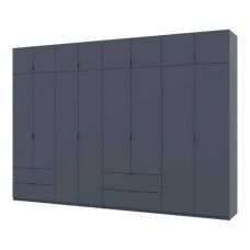 Шкаф для одежды Doros лукас графит 4+4 дсп 340х50х240 DRS-011701 (42005141) Шкаф для одежды Doros лукас графит 4+4 дсп 340х50х240 DRS-011701 (42005141)