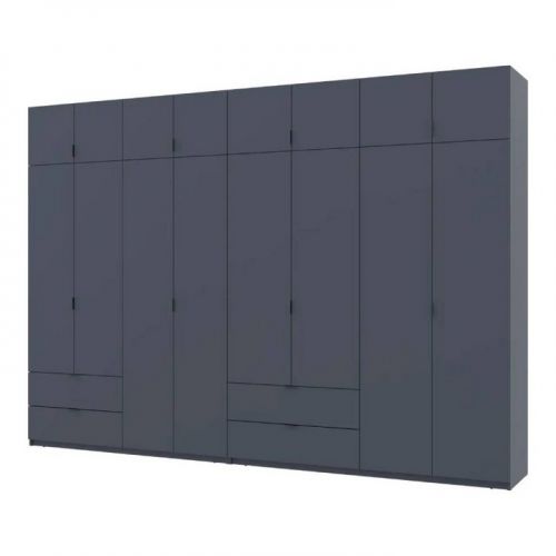 Шкаф для одежды Doros лукас графит 4+4 дсп 340х50х240 DRS-011701 (42005141)
