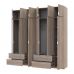 Шкаф для одежды Doros лукас дуб сонома 3+3 дсп 240х50х240 DRS-011703 (42005107), код: 13937