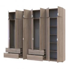Шкаф для одежды Doros лукас дуб сонома 3+4 дсп 295х50х240 DRS-011707 (42005123) Шкаф для одежды Doros лукас дуб сонома 3+4 дсп 295х50х240 DRS-011707 (42005123)