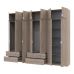 Шкаф для одежды Doros лукас дуб сонома 3+4 дсп 300х50х240 DRS-011708 (42005131), код: 13942