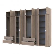 Шкаф для одежды Doros лукас дуб сонома 4+4 дсп 340х50х240 DRS-011711 (42005139) Шкаф для одежды Doros лукас дуб сонома 4+4 дсп 340х50х240 DRS-011711 (42005139)