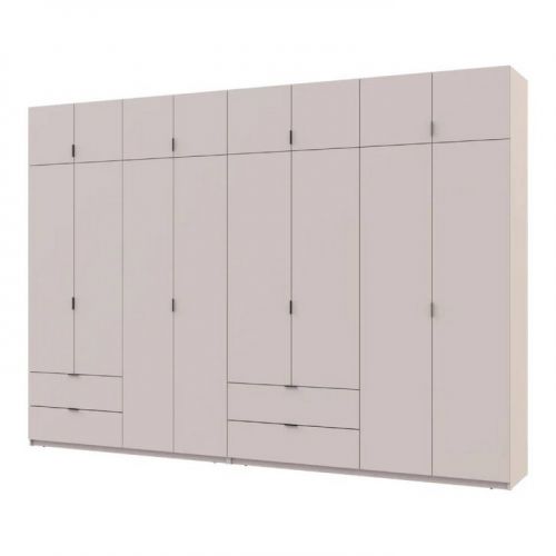 Шкаф для одежды Doros лукас кашемир 4+4 дсп 340х50х240 DRS-011721 (42005140), код: 13951
