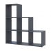 Стеллаж Doros степь 3х3 графит открытый 102.6х28.8х106.1 DRS-011764 (41516162), код: 13969