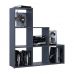 Стеллаж Doros степь 3х3 графит открытый 102.6х28.8х106.1 DRS-011764 (41516162), код: 13969