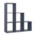 Стеллаж Doros степь 3х3 графит открытый 102.6х28.8х106.1 DRS-011764 (41516162), код: 13969