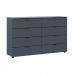 Комод Doros рон 8 графит 8 ящиков 130х38х81 DRS-011775 (41516173), код: 13980