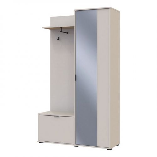Прихожая Doros дора кашемир 1 ДСП/1 зеркало 113.5х40х192 DRS-011780 (44900364), код: 13978