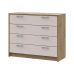 Комод Doros ронди дуб Артизан/Кашемир 4 ящика 100х40х82 DRS-011782 (41516187), код: 13985 Комод Doros ронди дуб Артизан/Кашемир 4 ящика 100х40х82 DRS-011782 (41516187), код: 13985