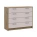 Комод Doros ронди дуб Артизан/Кашемир 4 ящика 100х40х82 DRS-011782 (41516187), код: 13985