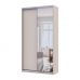 Шкаф-Купе Doros сити лайт кашемир 1 ДСП/1 зеркало 120х45х225 (80736338), код: 13867