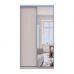 Шкаф-Купе Doros сити лайт кашемир 1 ДСП/1 зеркало 120х45х225 (80736338), код: 13867