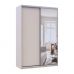 Шкаф-Купе Doros сити лайт кашемир 1 ДСП/1 зеркало 150х45х225 (80736356), код: 13870