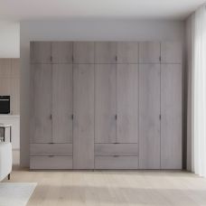 Комплект шкафов для одежды Doros лукас (2 шт.) 280х50х240 см канноло (DRS-011853) Комплект шкафов для одежды Doros лукас (2 шт.) 280х50х240 см канноло (DRS-011853)