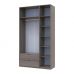 Шкаф распашной с антресолью Doros лукас 135х50х240 см канноло (DRS-011883), код: 14064