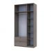 Шкаф распашной с антресолью Doros лукас 120х50х240 см канноло (DRS-011884), код: 14065