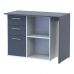 Офисный стол Doros T8 Белый/Графит 100х83х75 (DRS-011891), код: 14071