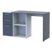 Офисный стол Doros T8 Белый/Графит 100х83х75 (DRS-011891), код: 14071