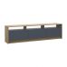 Тумба тв Doros U3 дуб Артизан/Графит дсп 180х33х43 (DRS-011902), код: 14079