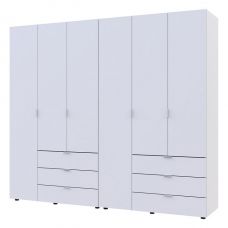Комплект шкафов для одежды Doros гелар (2 шт.) 232,5х49,5х203,4 см белый (DRS-011115)