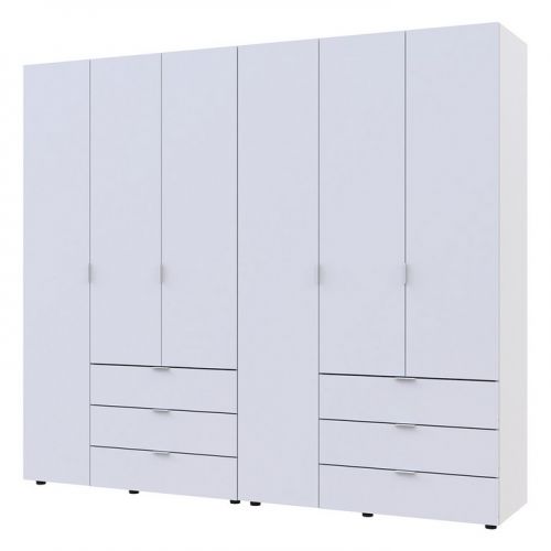 Комплект шкафов для одежды Doros гелар (2 шт.) 232,5х49,5х203,4 см белый (DRS-011115), код: 14024