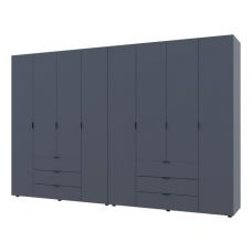Комплект шкафов для одежды Doros гелар (2 шт.) 310х49,5х203,4 см графит (DRS-011122)