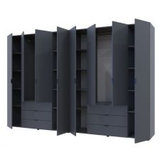 Комплект шкафов для одежды Doros гелар (2 шт.) 310х49,5х203,4 см графит (DRS-011122)